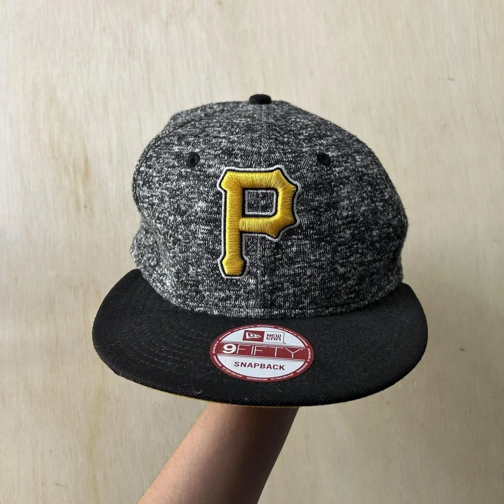 Pittsburgh Pirates Hat Cap Snap Back One Size Gray MLB Baseball 9FIFTY New Era